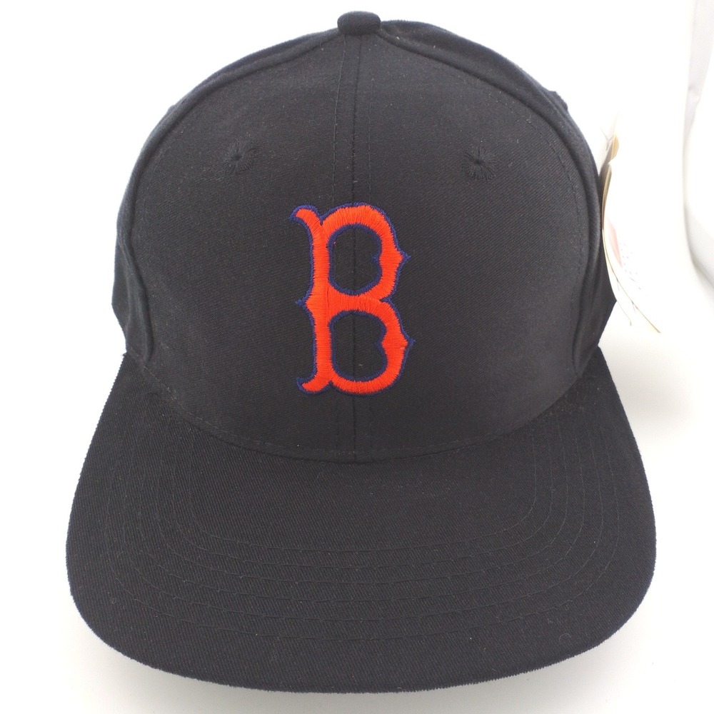 Vintage 90s Sports Specialties Boston Red Sox MLB Onyx Mens Black Adjustable Hat